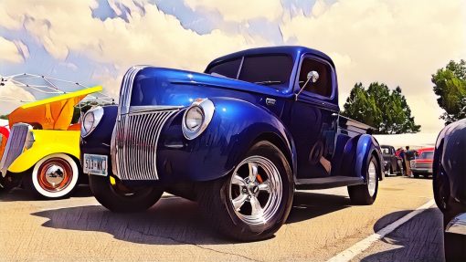 00005 1940 Ford Truck Blue - NSRA