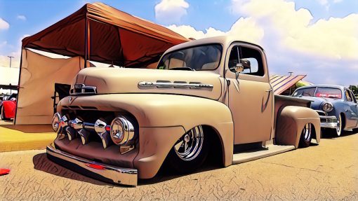 00016 Slammed Ford F-2 - NSRA